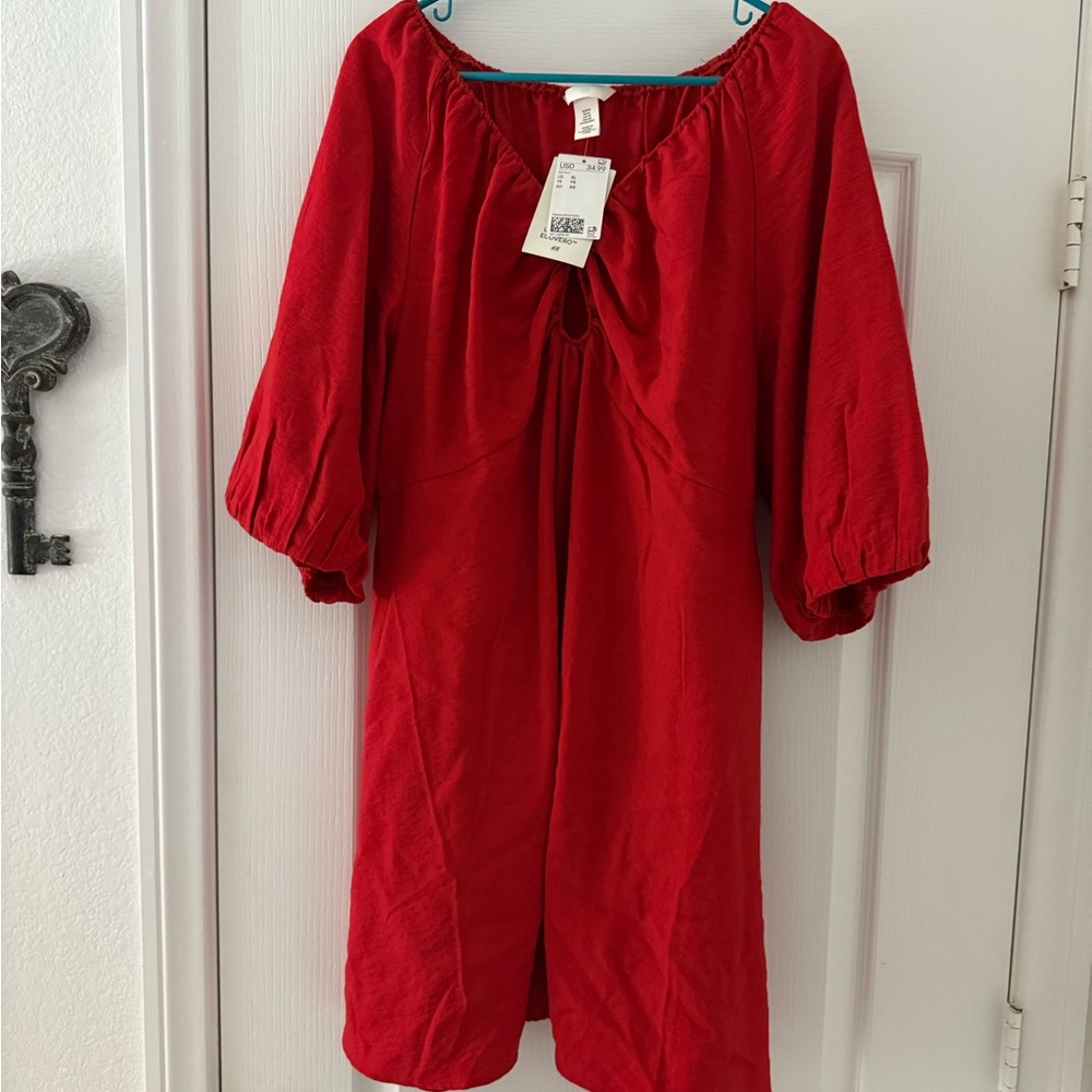 H&M Vibrant Red Dress